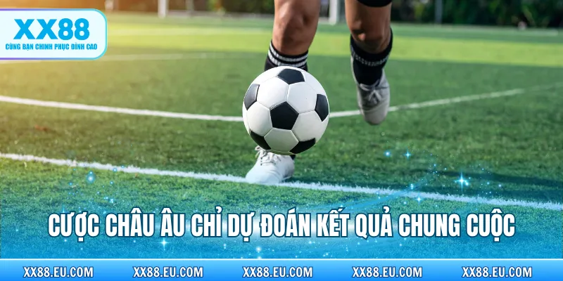 Cược châu Âu chỉ dự đoán kết quả chung cuộc